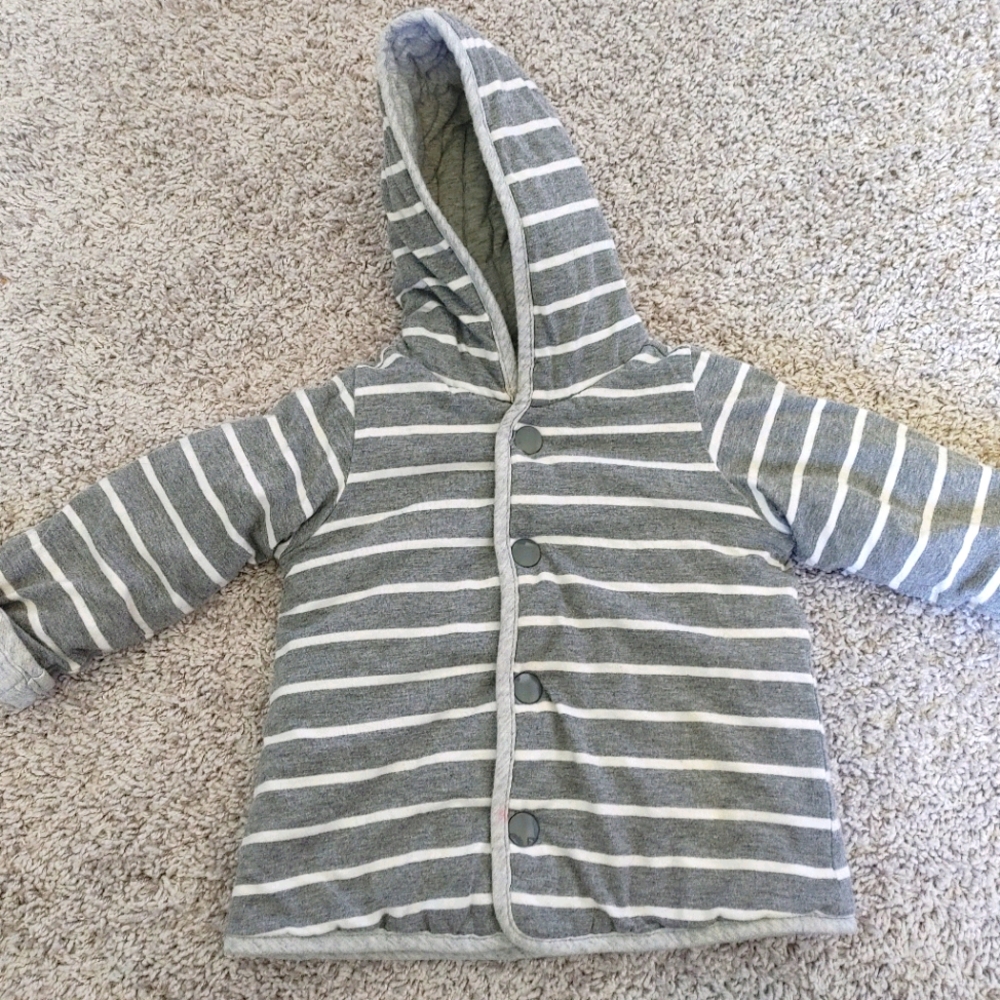 Reversible Grey Coat 18M